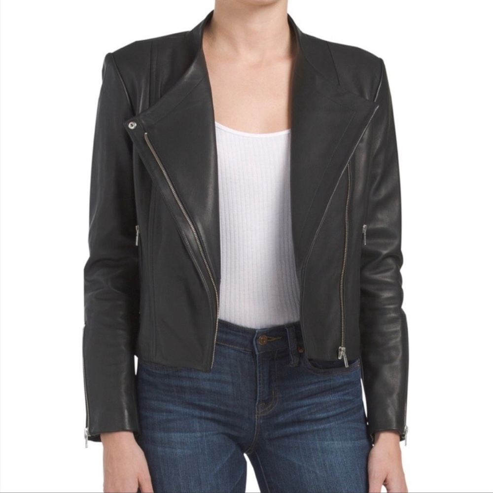 Beautiful Theory lamb leather moto jacket. Worn less than a handful of times.